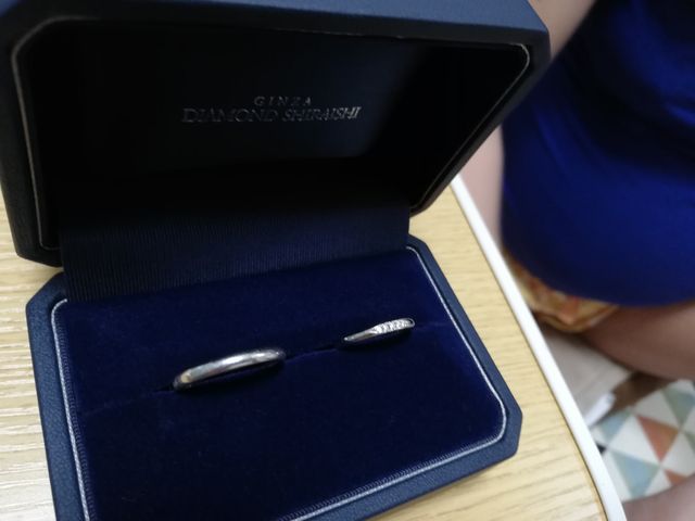 よめさんのは、ダイヤが5石入ってます。