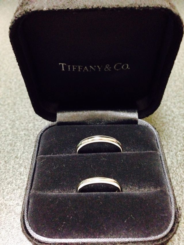 旦那とペアの結婚指輪です。