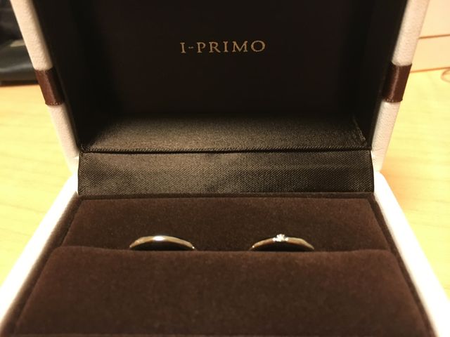 シンプルな指輪に一目惚れをしました。