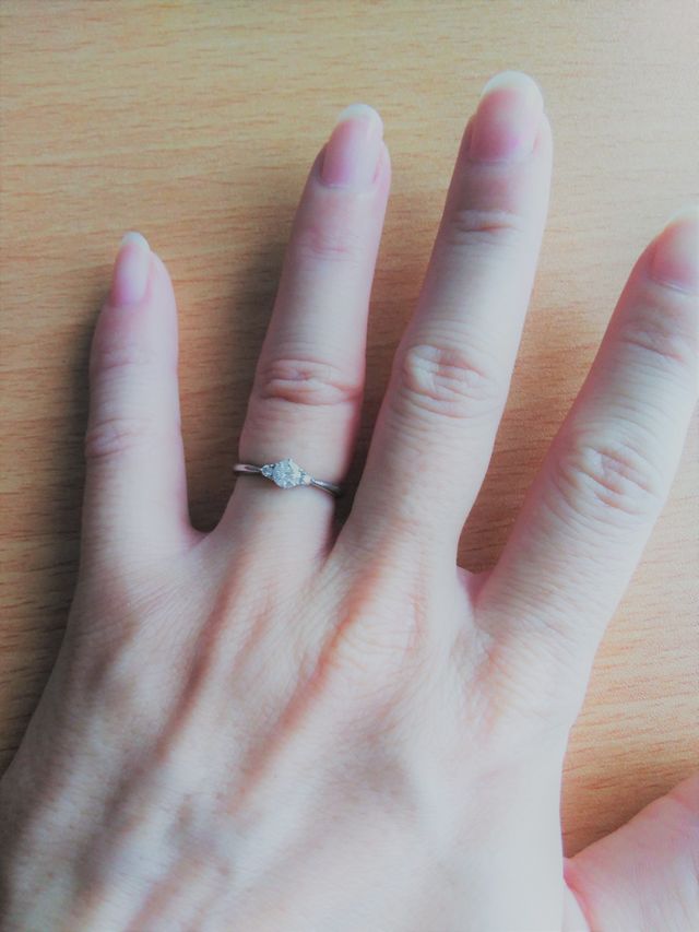 ダイヤの入ったお気に入りの指輪
