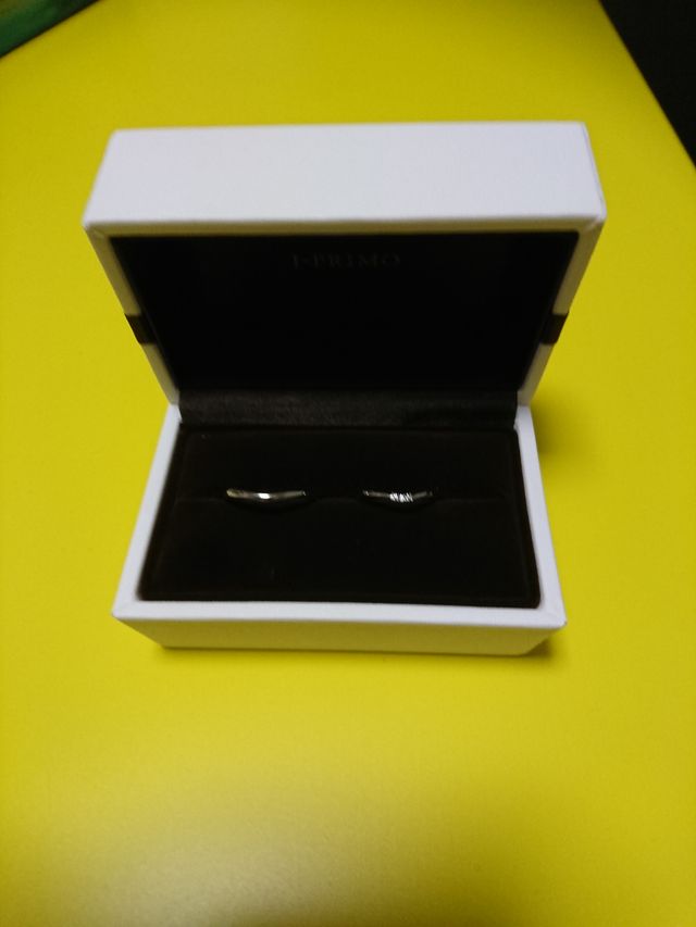 結婚指輪買いました。