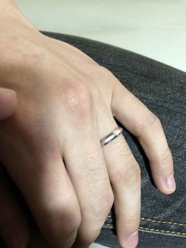 こちらはパートナーの指輪です。