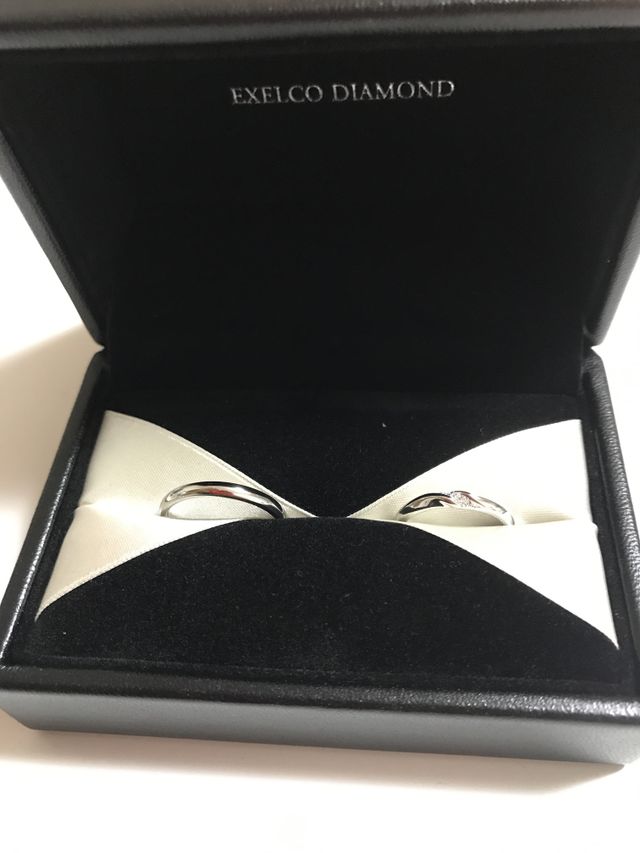 結婚指輪として購入。