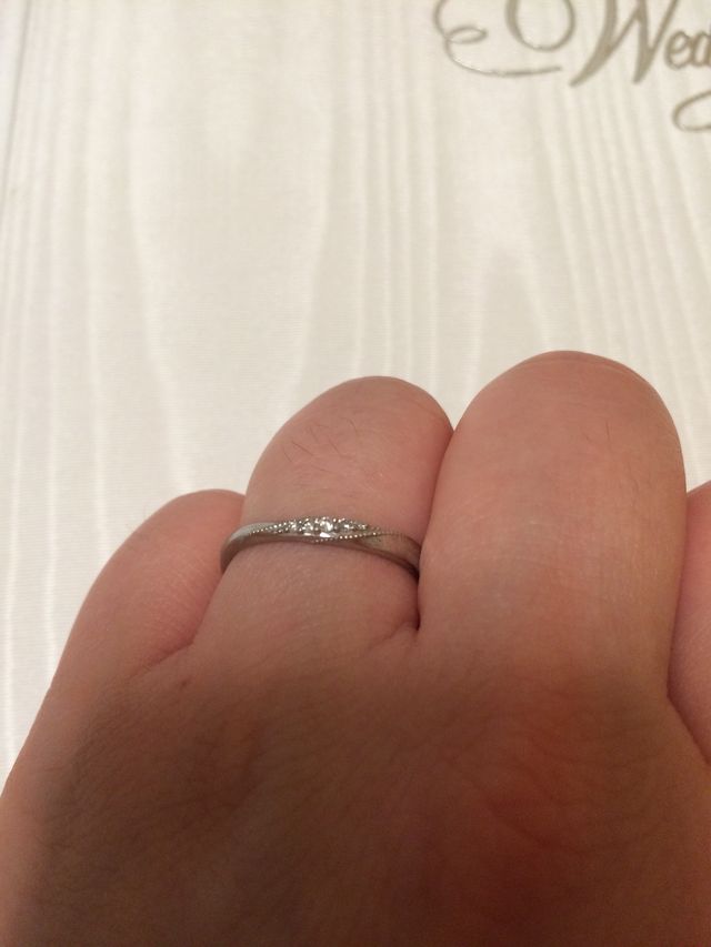 結婚指輪です。