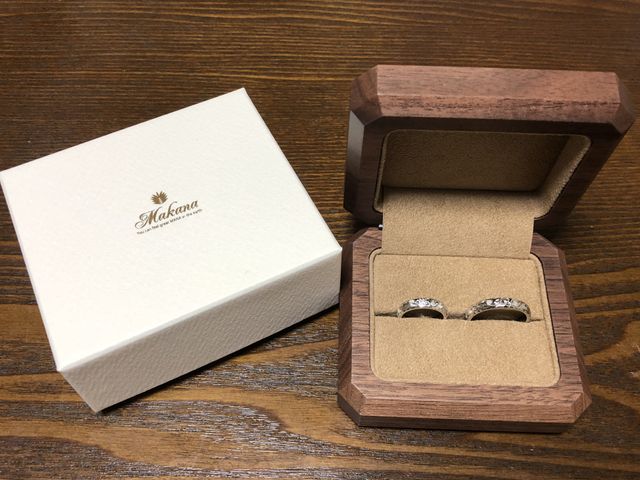 木の箱も可愛いです(^^)