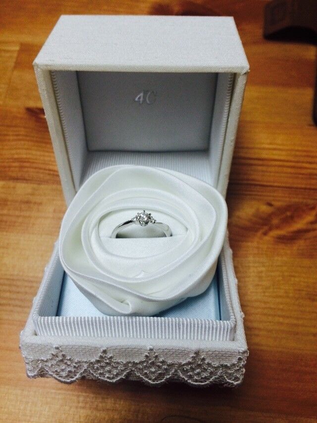 4℃のエンゲージリングです。