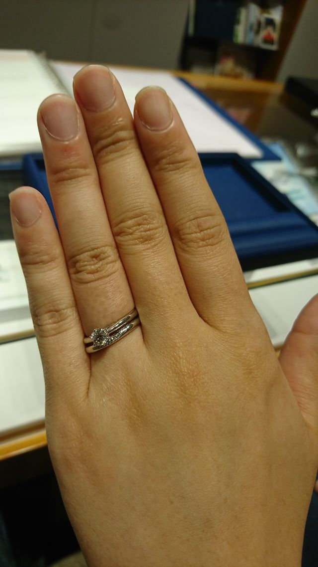 銀座ダイヤモンドシライシさんで購入しました。