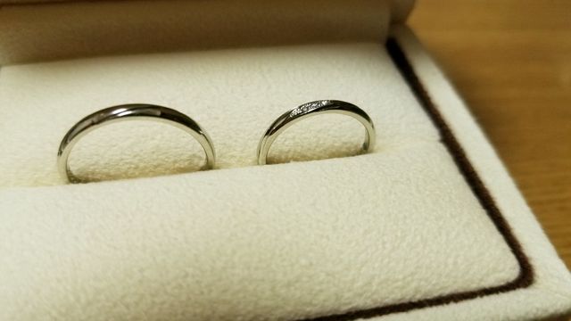 リングが軽くつけてる感じがあまりなくて良い。