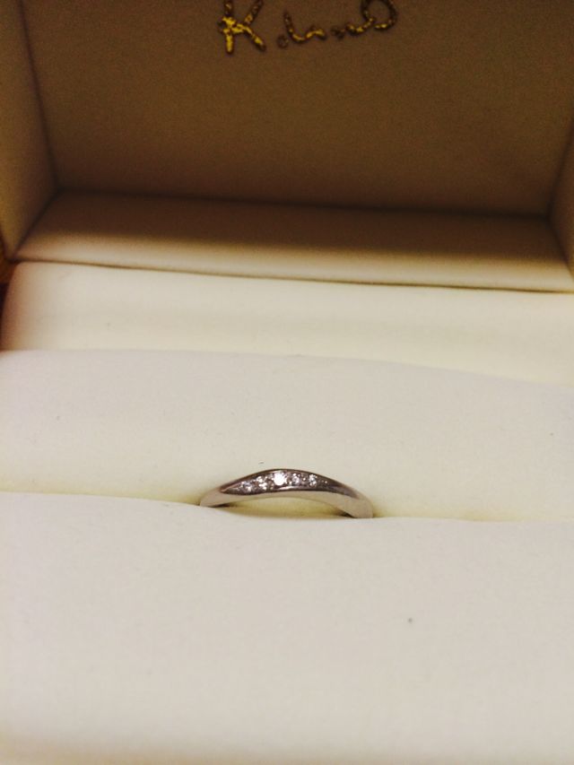 結婚指輪です！