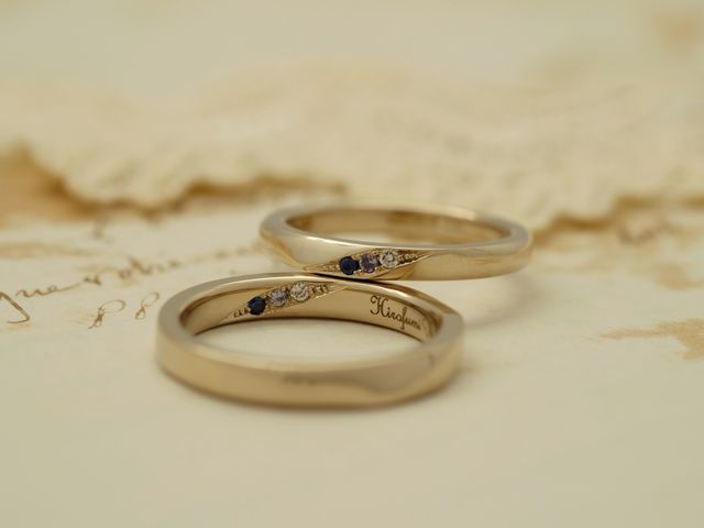 お揃いの石を入れました♪