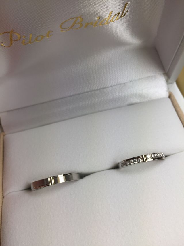 旦那さんのデザインもカッコよくて気に入ってます☺︎