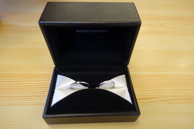 結婚指輪ケース！高級感があり、素敵です！