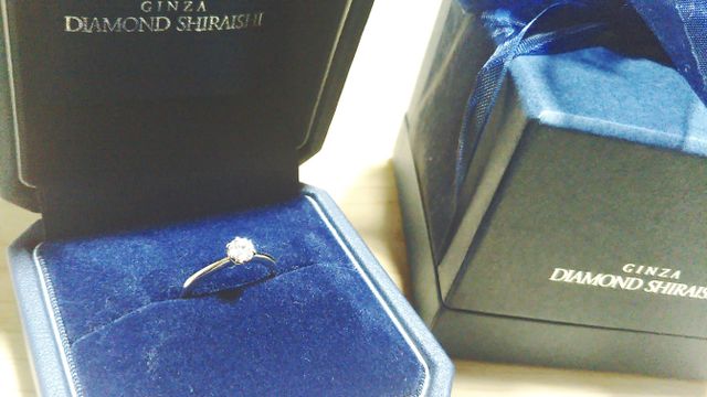 婚約指輪です(^^)