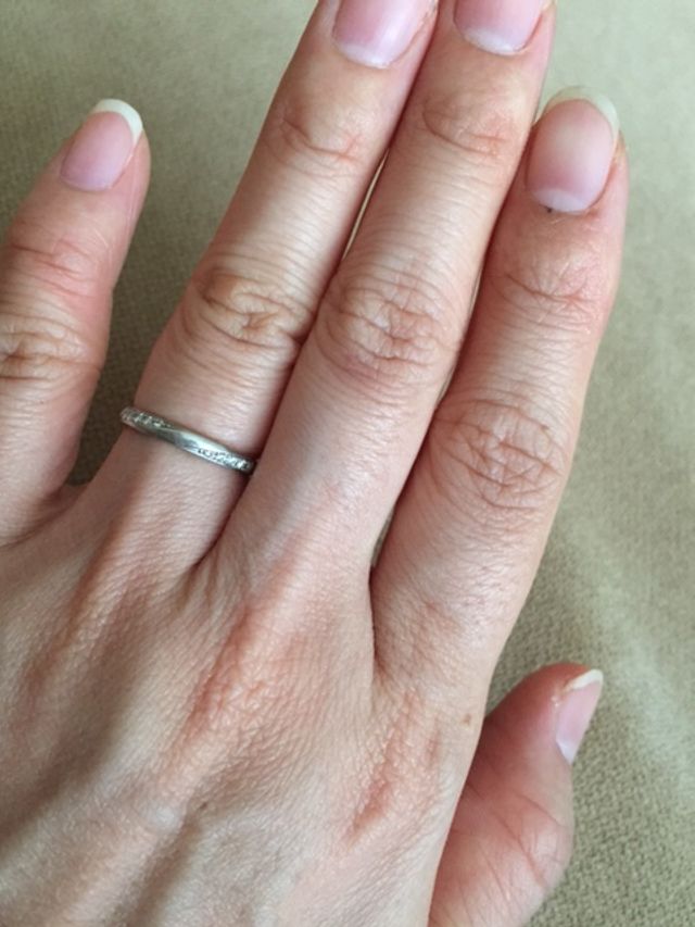 デザインダイヤの結婚指輪