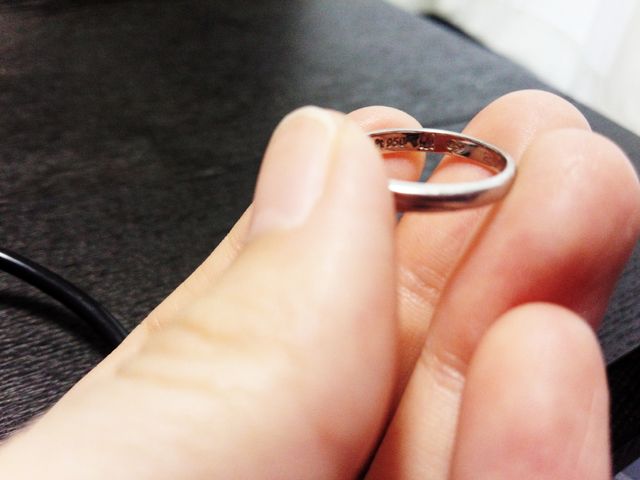 ダイヤモンドがさりげなく輝いてきれいです！