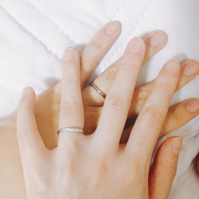 ステキな結婚指輪を選べました。感謝です。