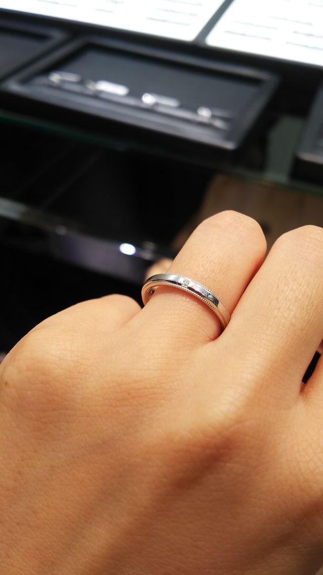 結婚指輪です