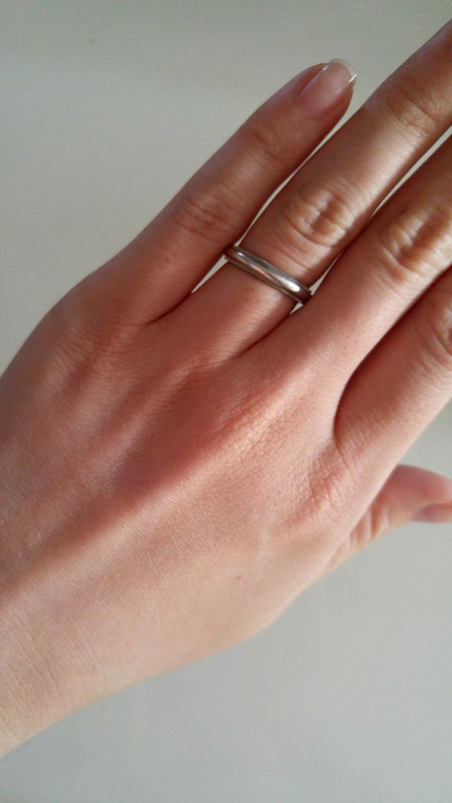 ティファニーのミルグレイン3mm 