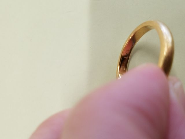 入籍日を刻印してもらいました。