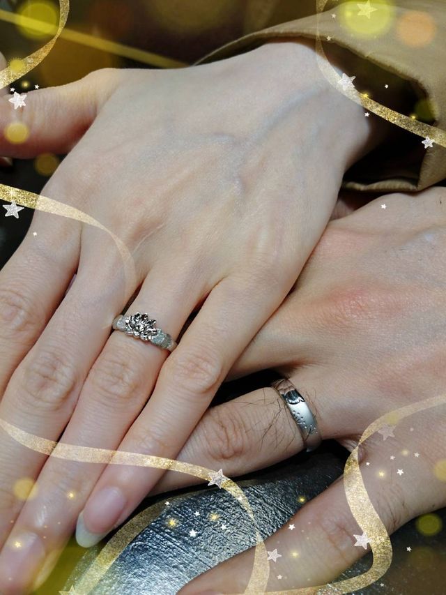 結婚指輪の写真