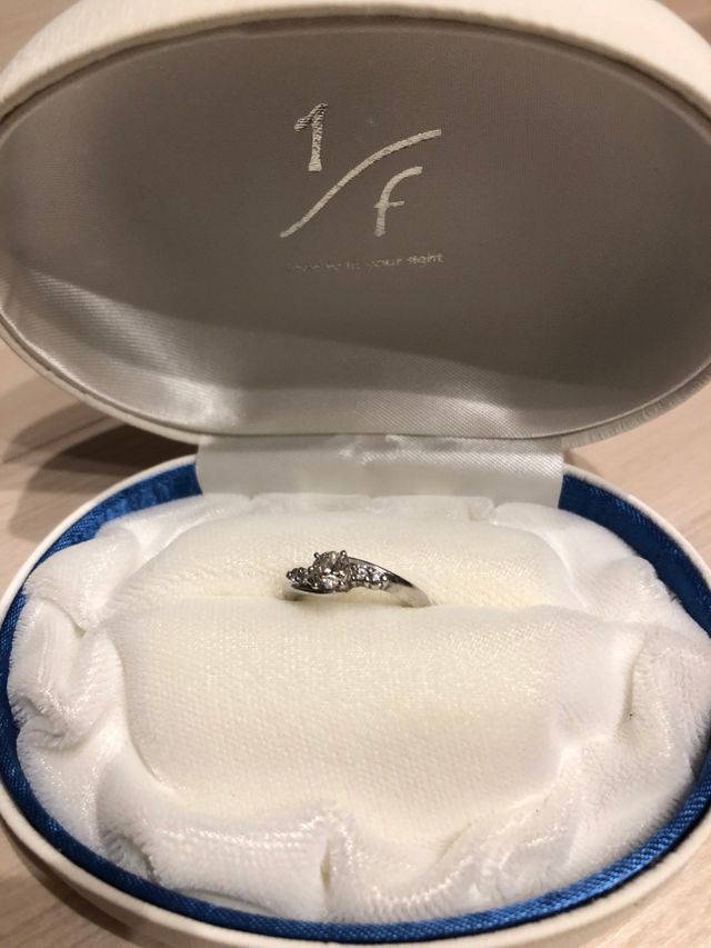 大きなダイヤに見とれてしまいました