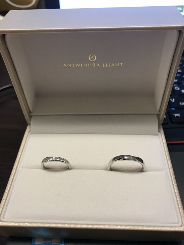 購入した結婚指輪