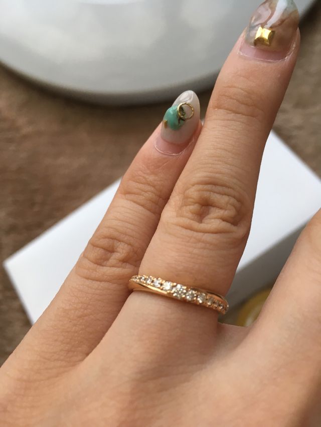 一目惚れのアマリーの指輪です。