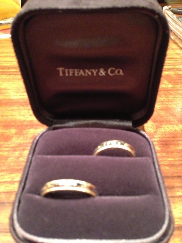 付ける前に記念撮影