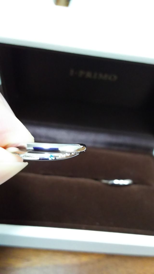 ブルーの石を一石内側に入れました