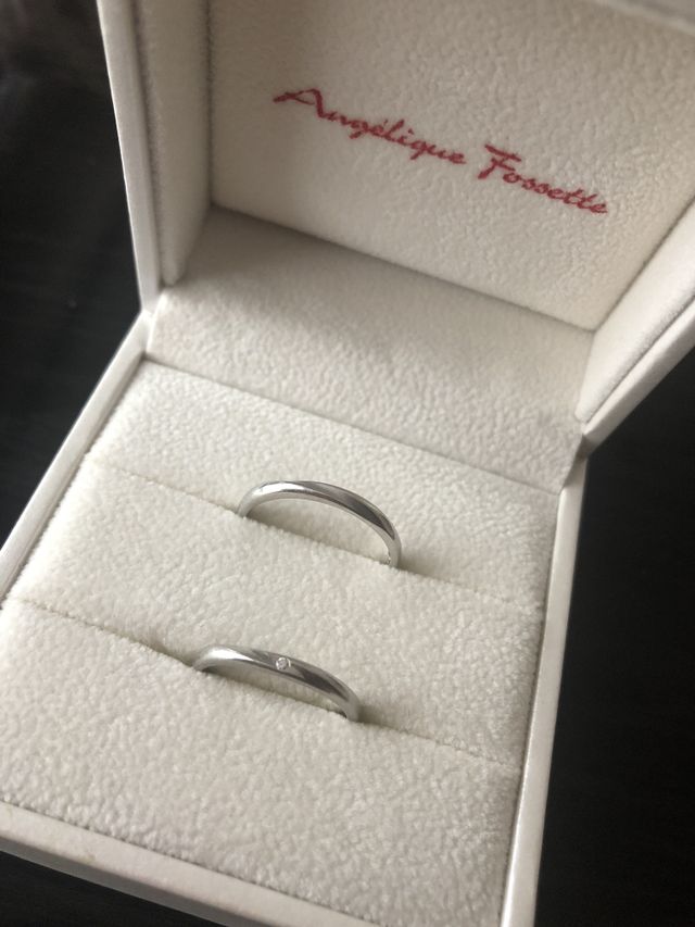 3年前に購入した結婚指輪です。