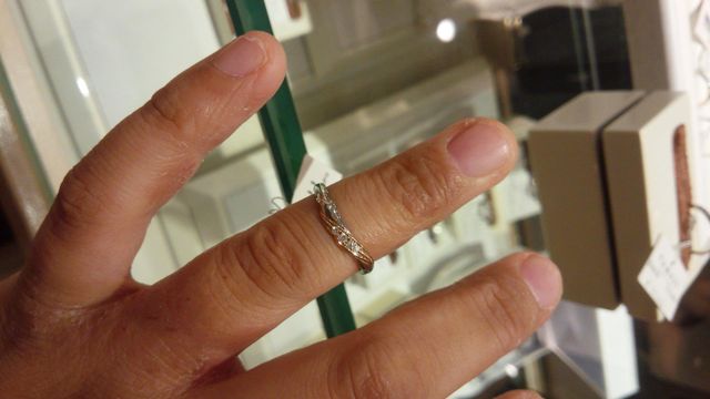 私にはサイズが小さかったので途中まで