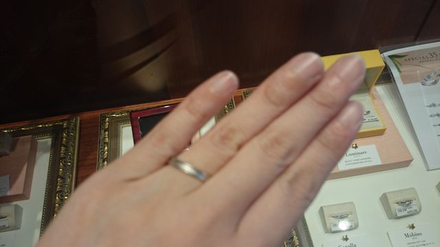 品質が良く、デザイン性の高い指輪でした