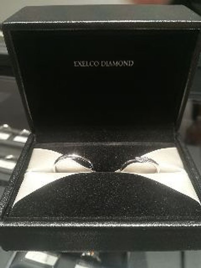 僕の方はシンプルなかんじに、彼女の方は少しおしゃれにしました