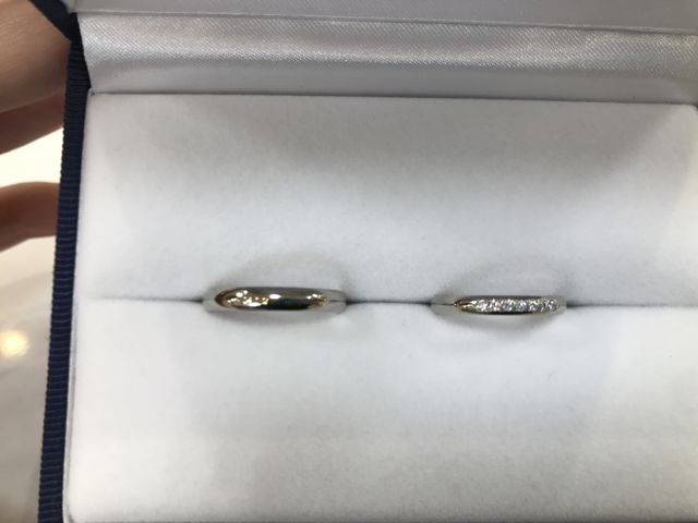 オーダーしたダイヤ7石が、とてもお気に入りの指輪です！