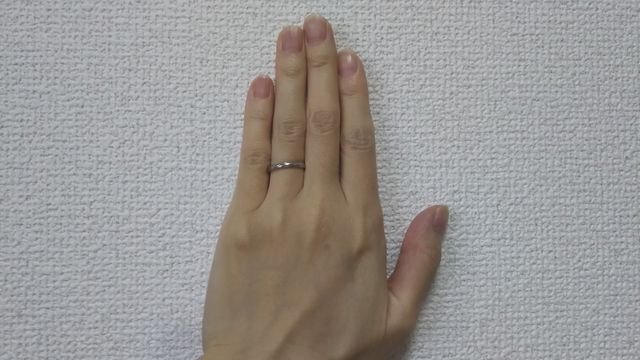 購入した結婚指輪
