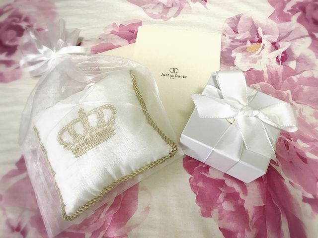 フェアで頂いたリングピロー