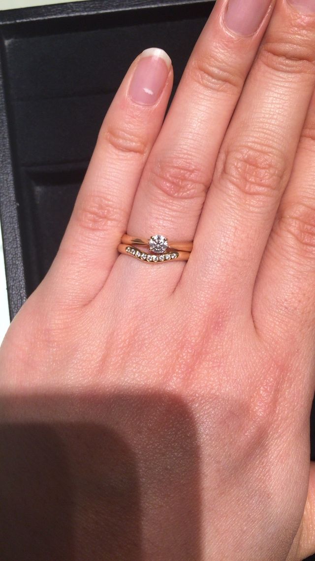 婚約指輪との組み合わせ