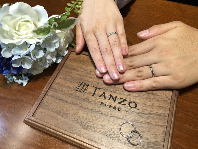 入籍指輪も一緒に...