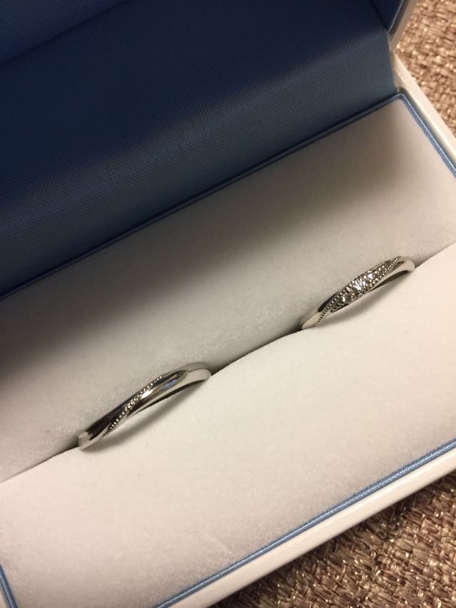 結婚指輪をペアで購入しました♩