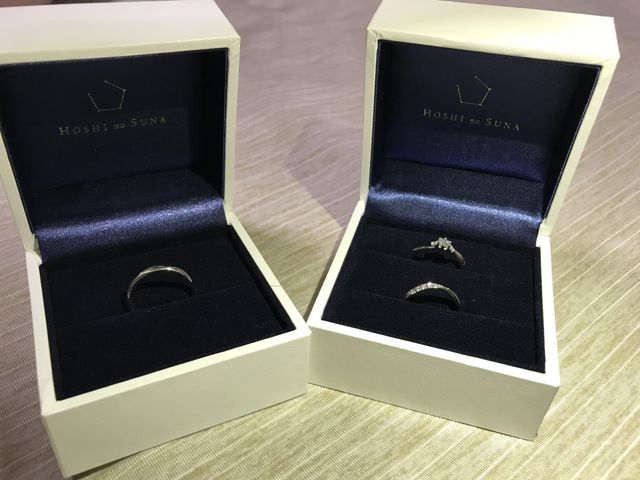 婚約指輪は普段使いしないので、しまっておきます。