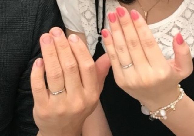 決定した指輪です！