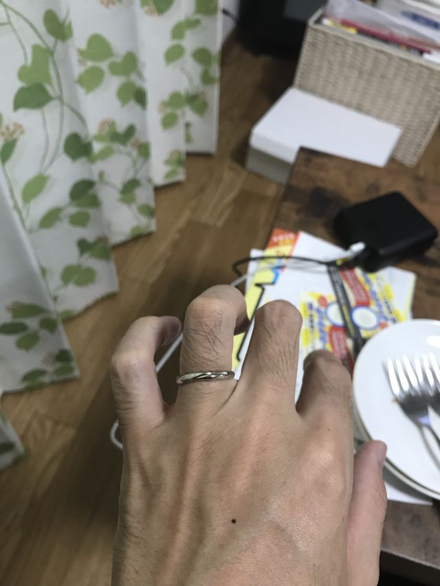 結婚指輪です。