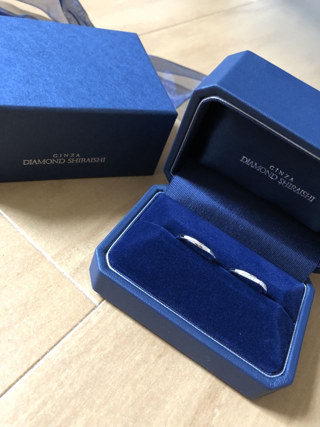 指輪届きました！