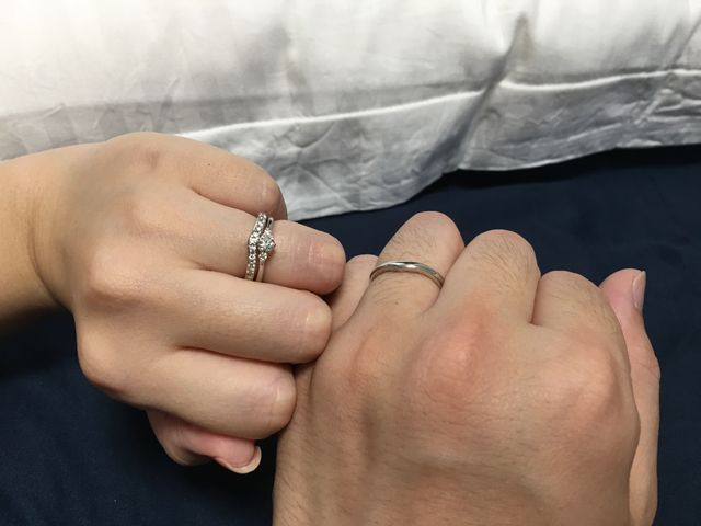 彼女が6.5号、私は14号です