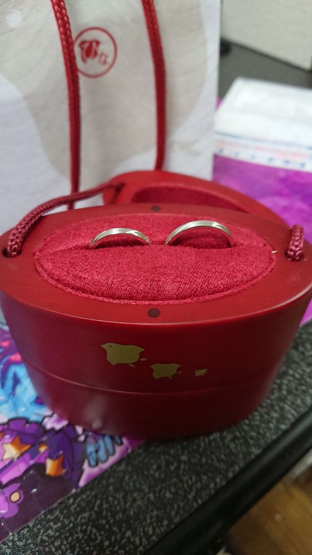 家に着いてすぐにあけました！