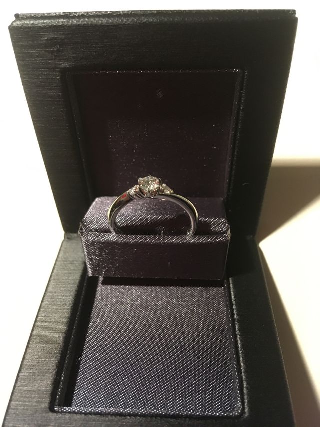 ダイヤの質と輝きで選びました