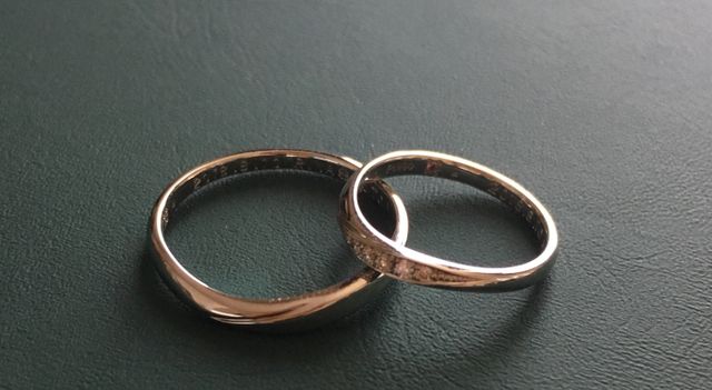 購入後した結婚指輪