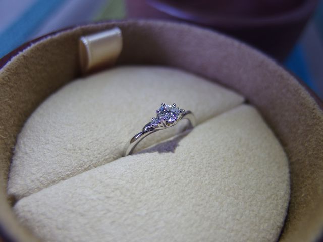 プロポーズ成功後、改めて撮りました