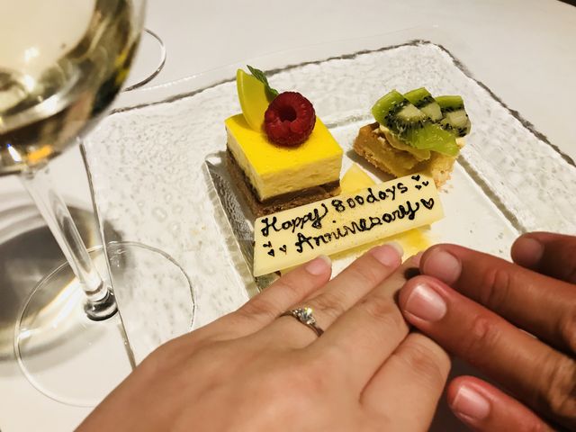 付き合って800日目にプロポーズしました。