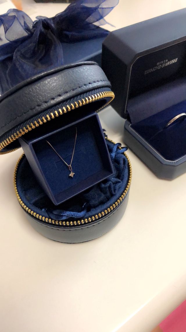 ブライダルフェアの特典でジュエリーボックスをもらいました